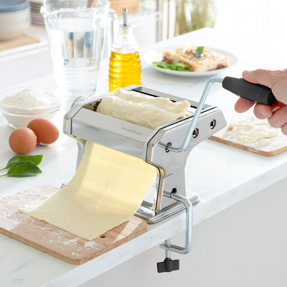 Maskin för att göra färsk pasta med recept Frashta InnovaGoods - 9
