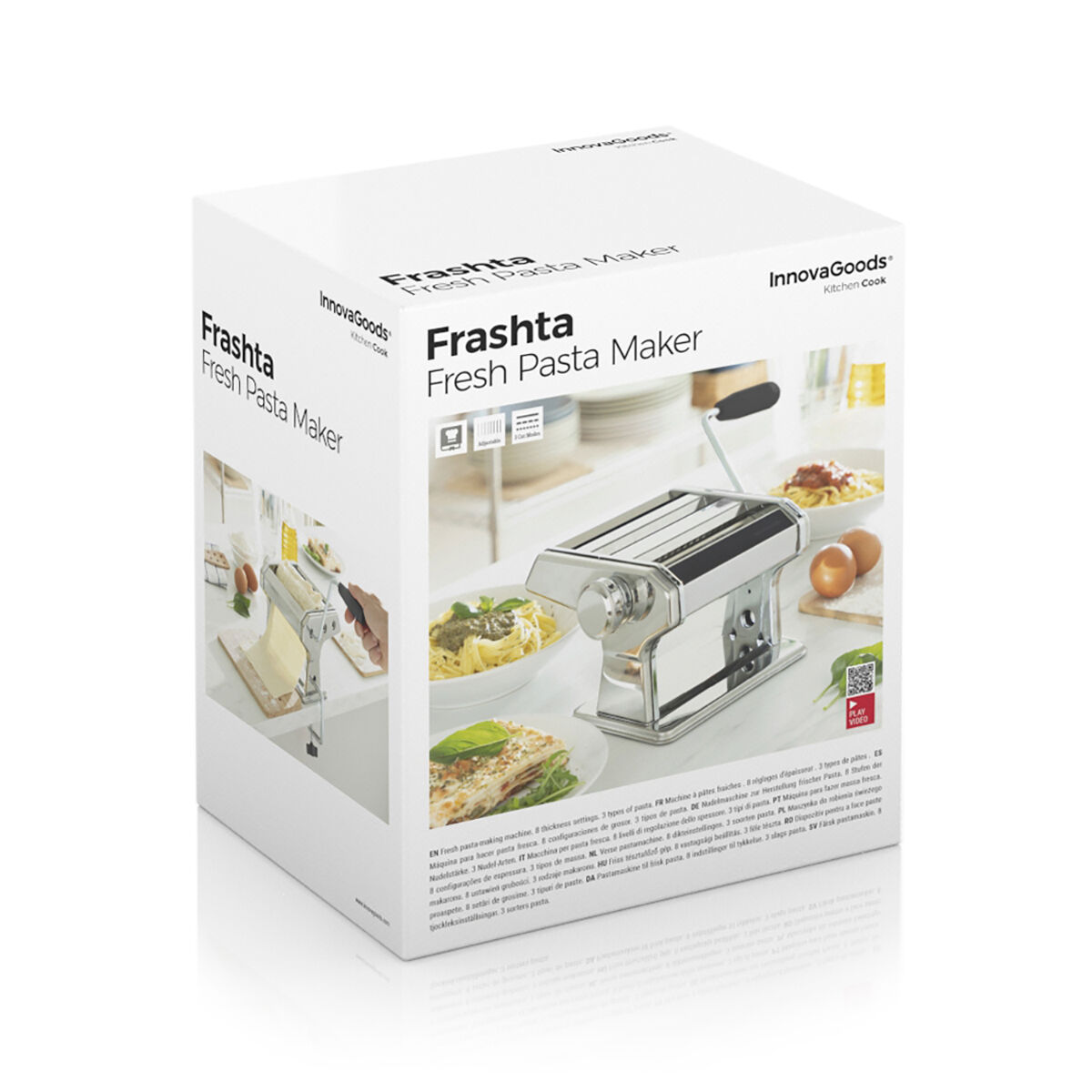 Maskin för att göra färsk pasta med recept Frashta InnovaGoods - 12