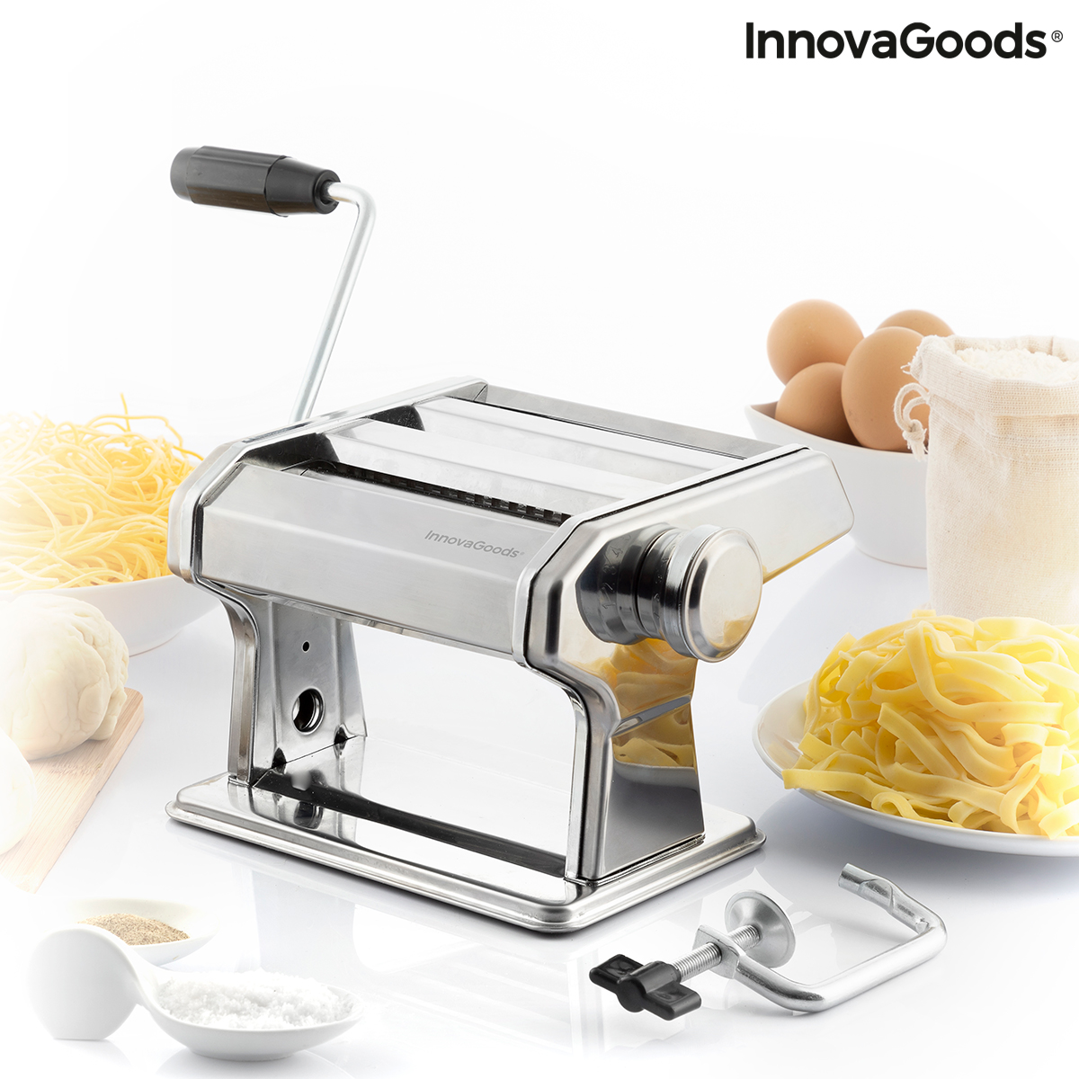 Maskin för att göra färsk pasta med recept Frashta InnovaGoods - 5