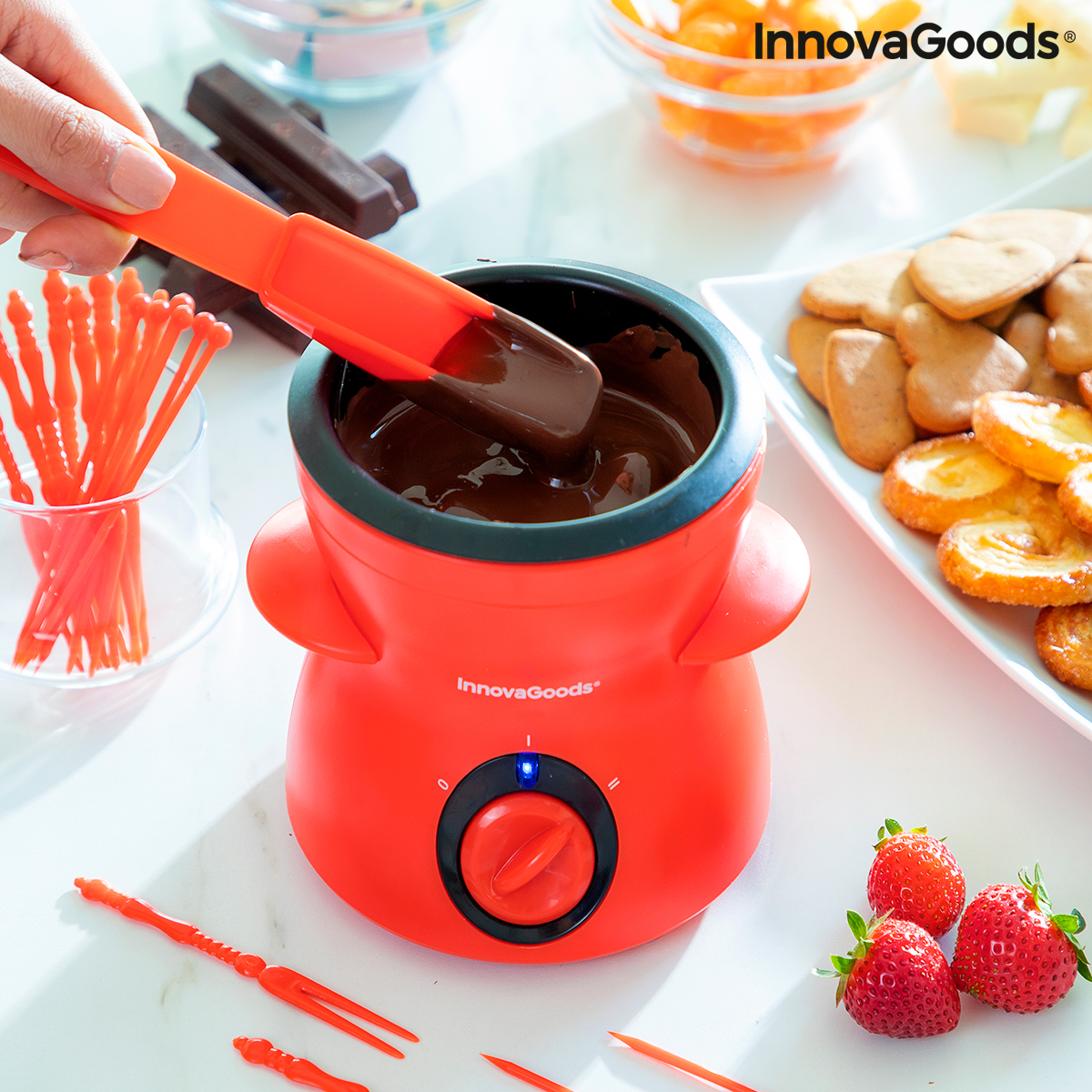 Chokladfondue med tillbehör Fonlat InnovaGoods - 7