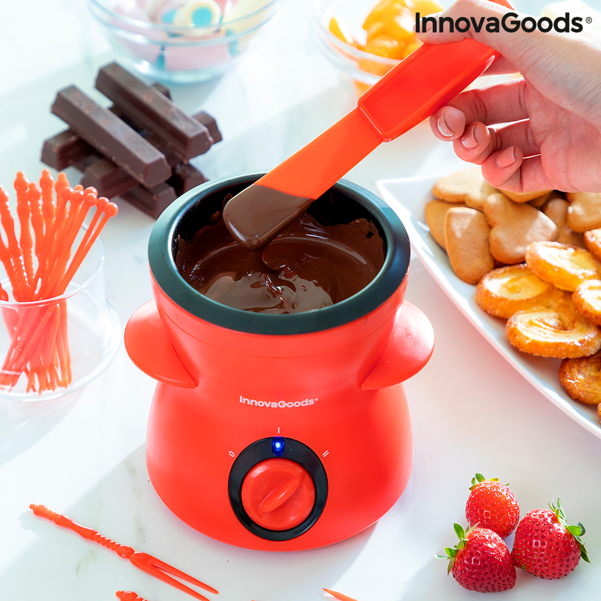 Chokladfondue med tillbehör Fonlat InnovaGoods - 8