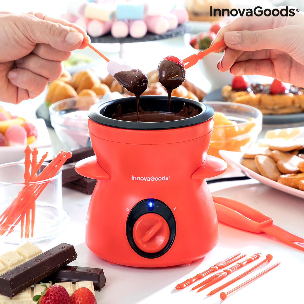 Chokladfondue med tillbehör Fonlat InnovaGoods - 9