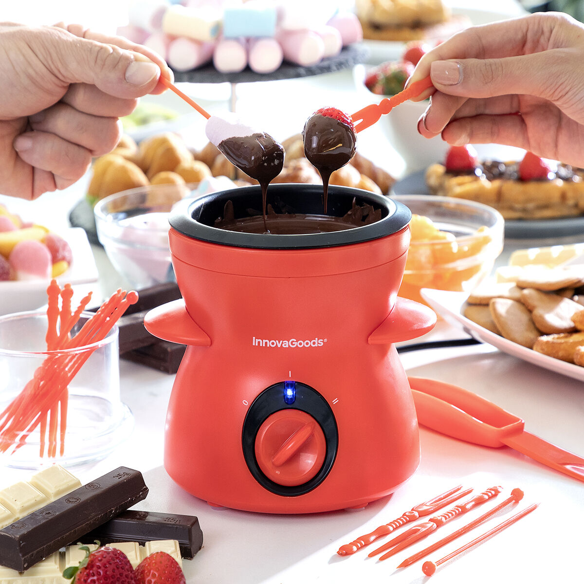 Chokladfondue med tillbehör Fonlat InnovaGoods - 12