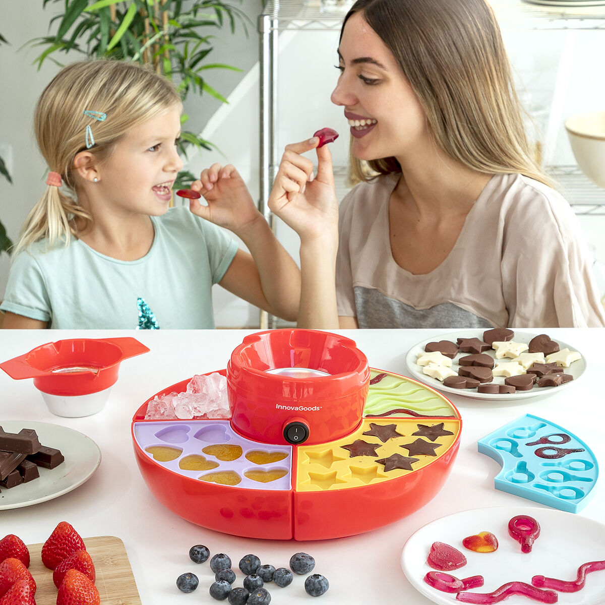 Maskin för att göra Gelégodis och Chokladfondue 2-i-1 Yupot InnovaGoods - 12