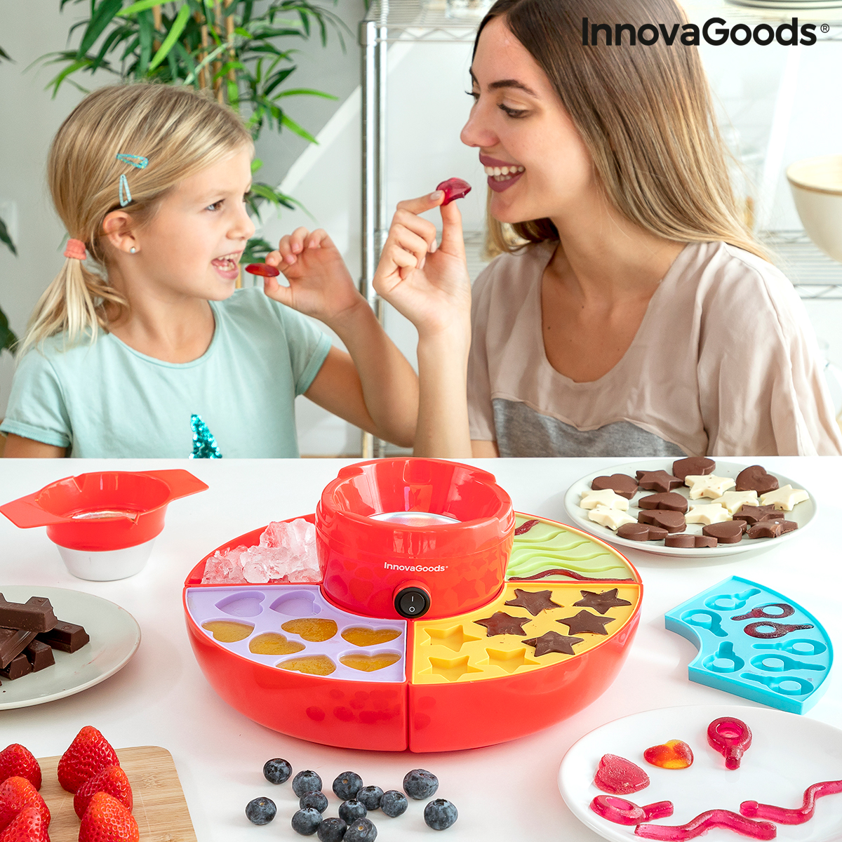 Maskin för att göra Gelégodis och Chokladfondue 2-i-1 Yupot InnovaGoods - 9