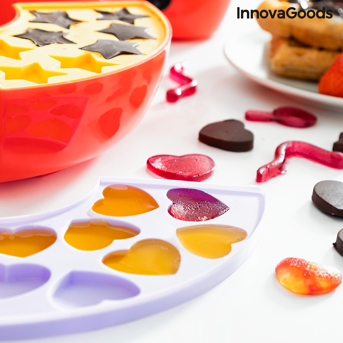Maskin för att göra Gelégodis och Chokladfondue 2-i-1 Yupot InnovaGoods - 6