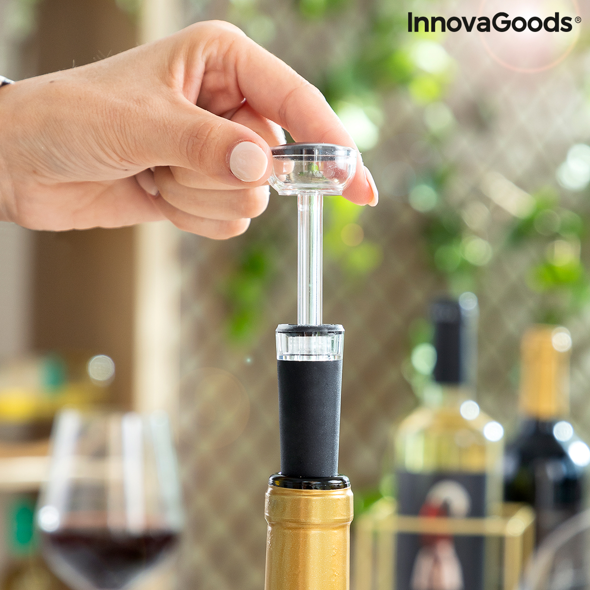 Elektrisk Korkskruv för Vin med Tillbehör Corking InnovaGoods - 8