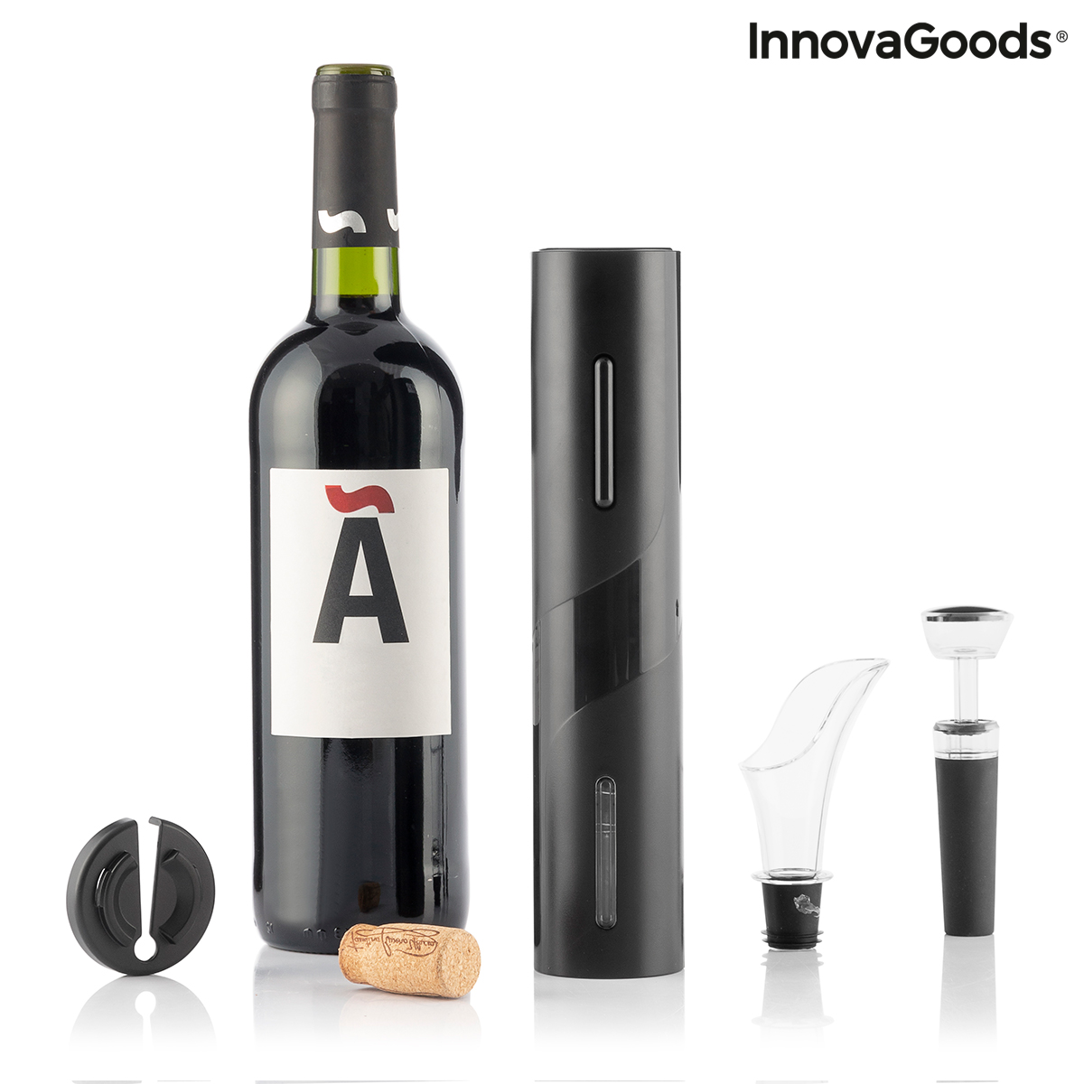 Elektrisk Korkskruv för Vin med Tillbehör Corking InnovaGoods - 5