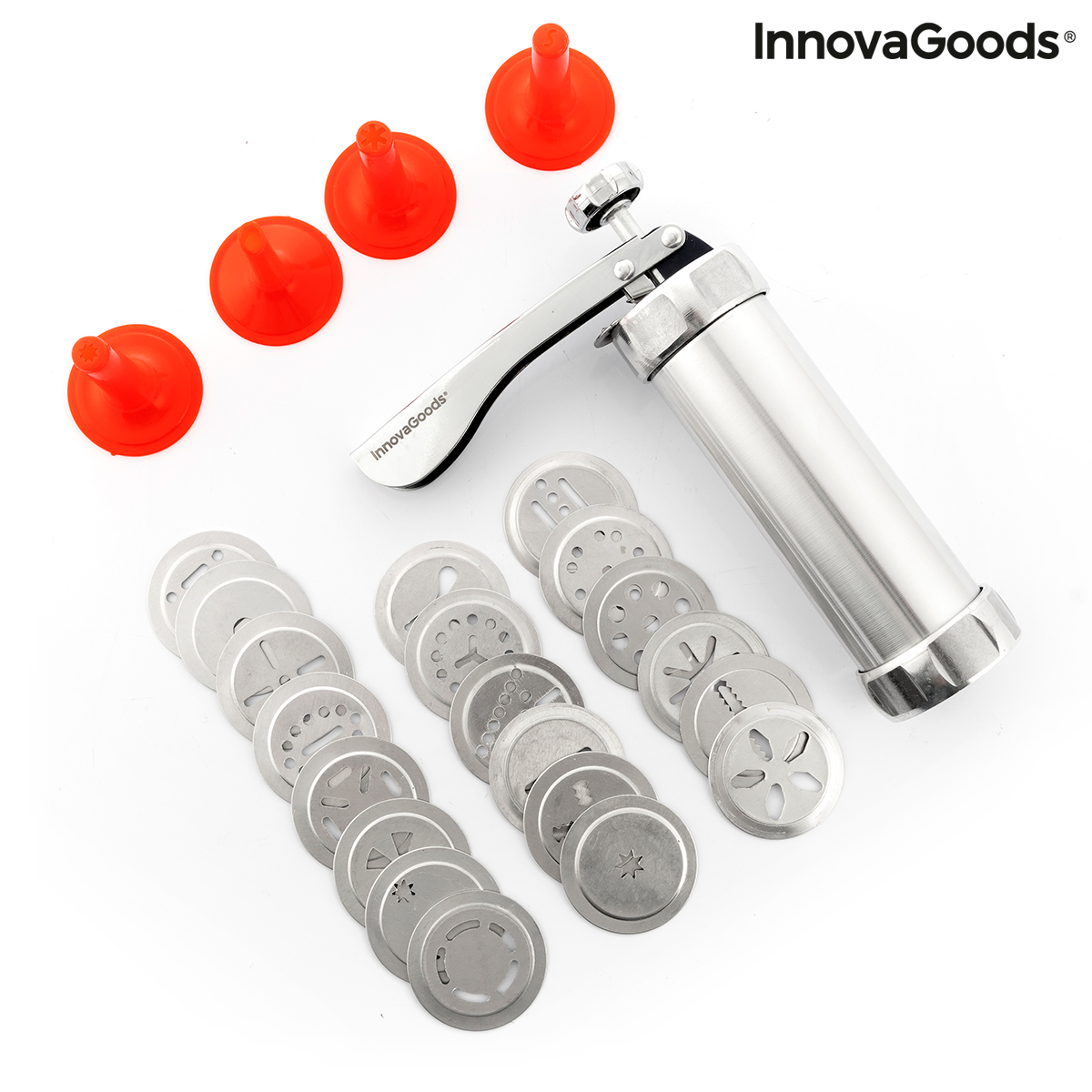 Maskin för att göra Kakor och Spritspåse 2-i-1. Prekies InnovaGoods - 3