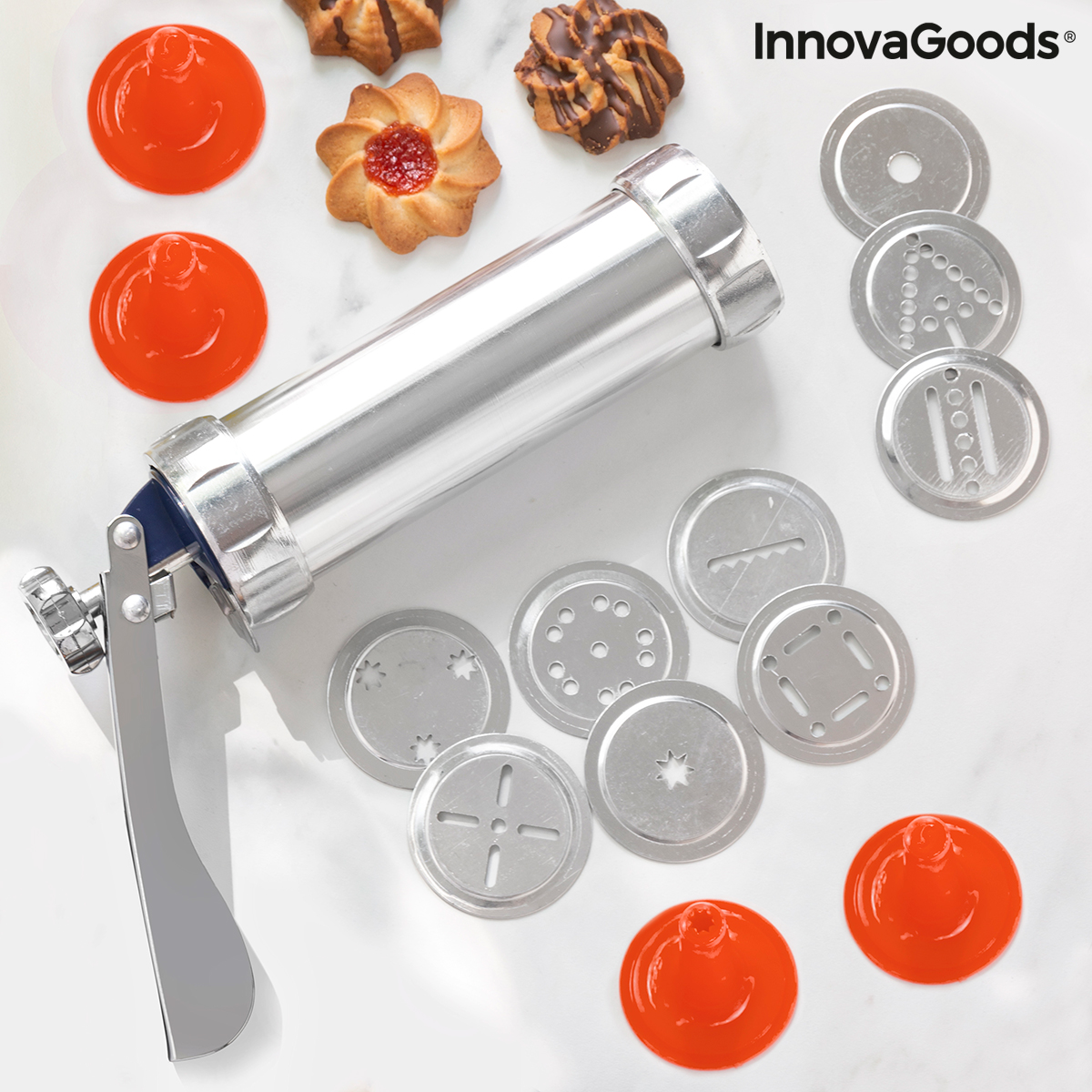 Maskin för att göra Kakor och Spritspåse 2-i-1. Prekies InnovaGoods - 5