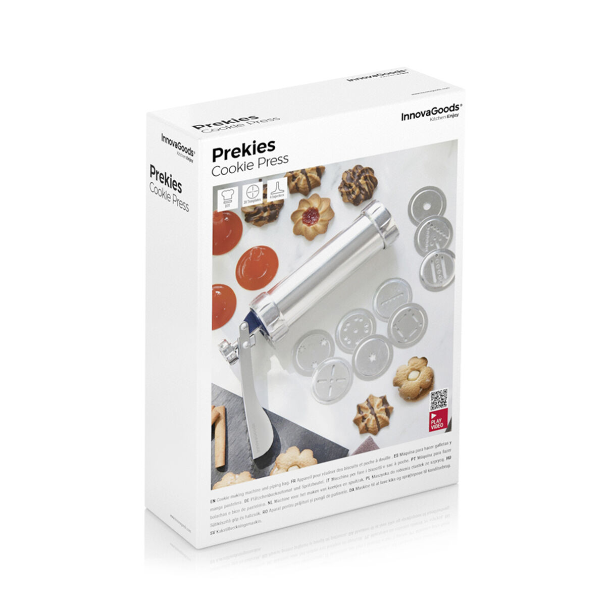 Maskin för att göra Kakor och Spritspåse 2-i-1. Prekies InnovaGoods - 9