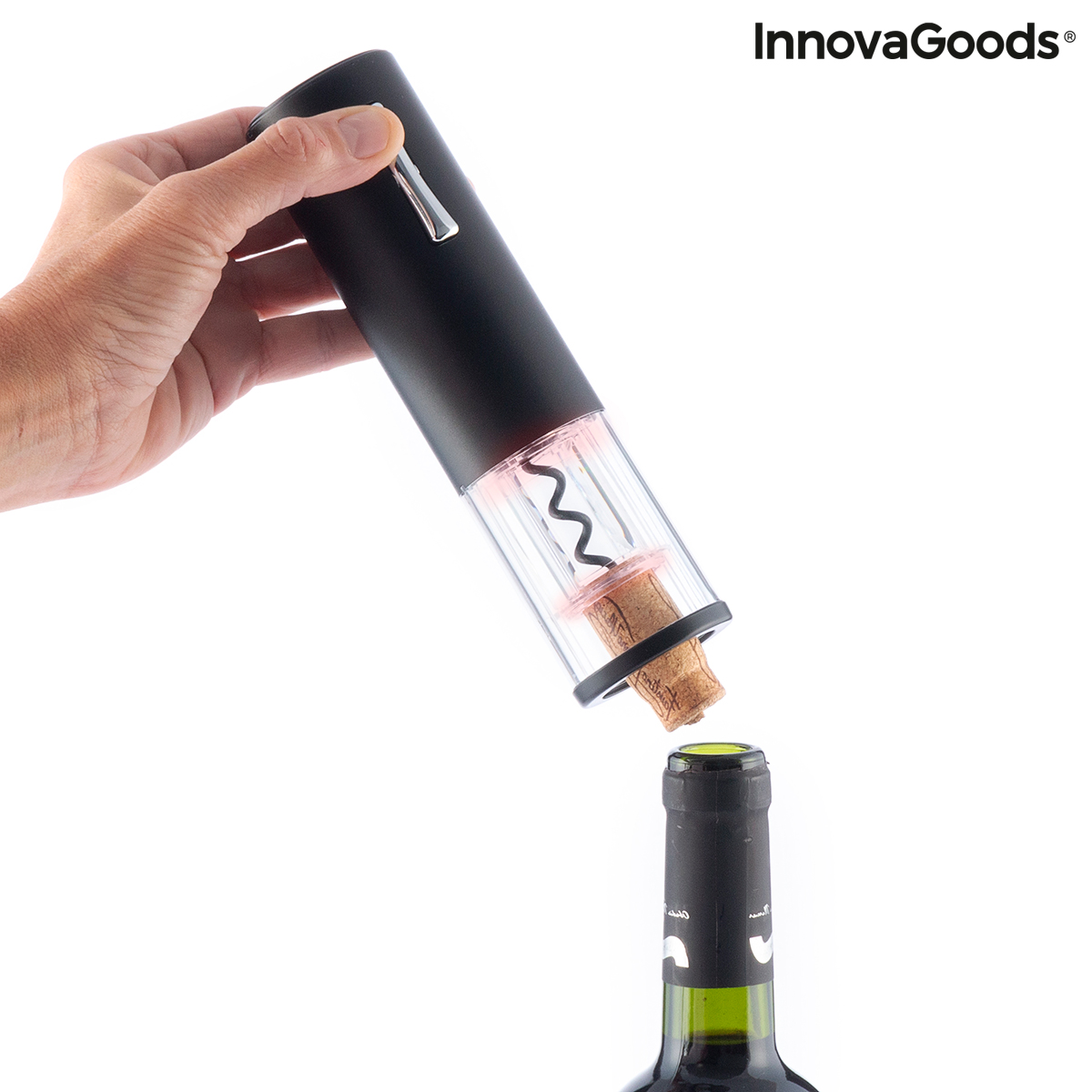 Laddningsbar Elektrisk Korkskruv för Vin med Tillbehör Corklux InnovaGoods - 12
