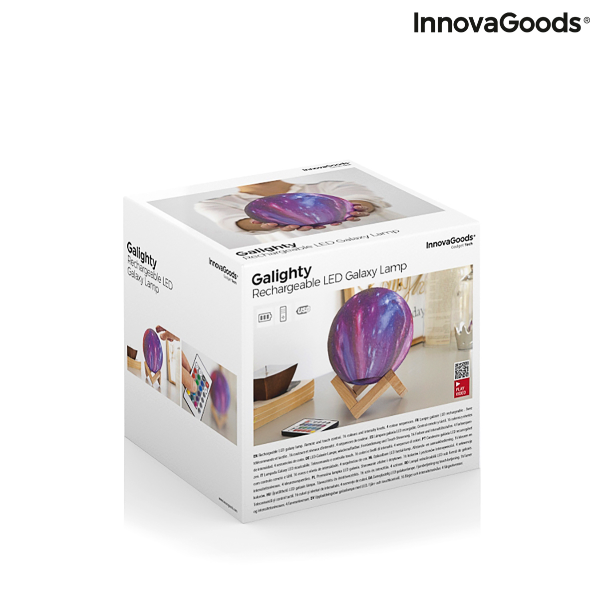Laddningsbar Galaxy LED-lampa Galighty InnovaGoods - 2