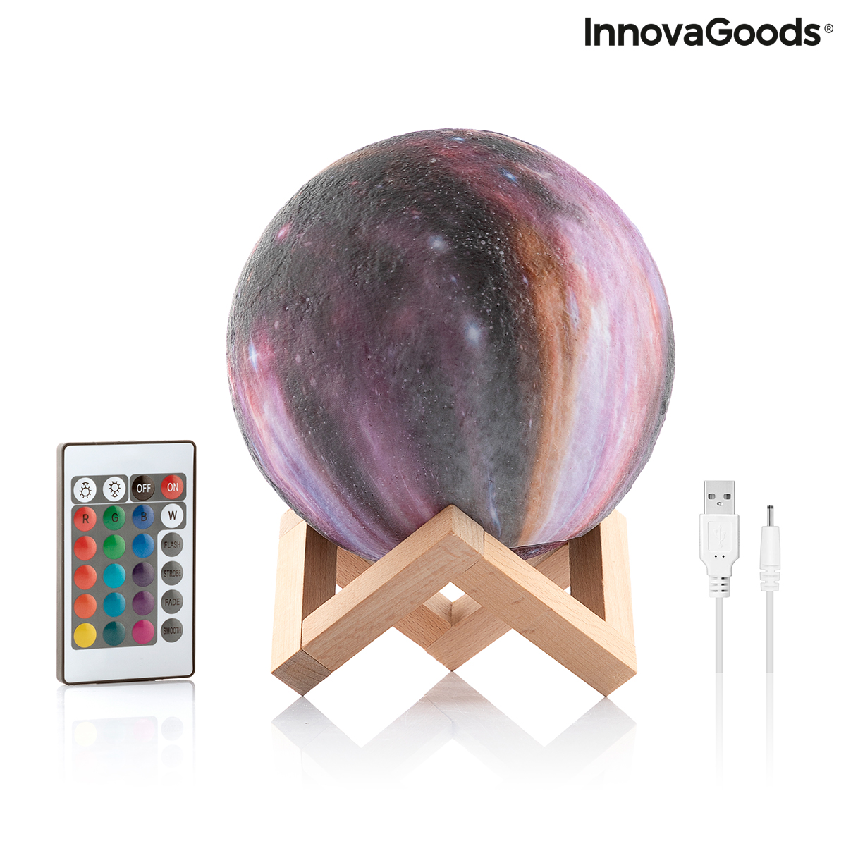 Laddningsbar Galaxy LED-lampa Galighty InnovaGoods - 3