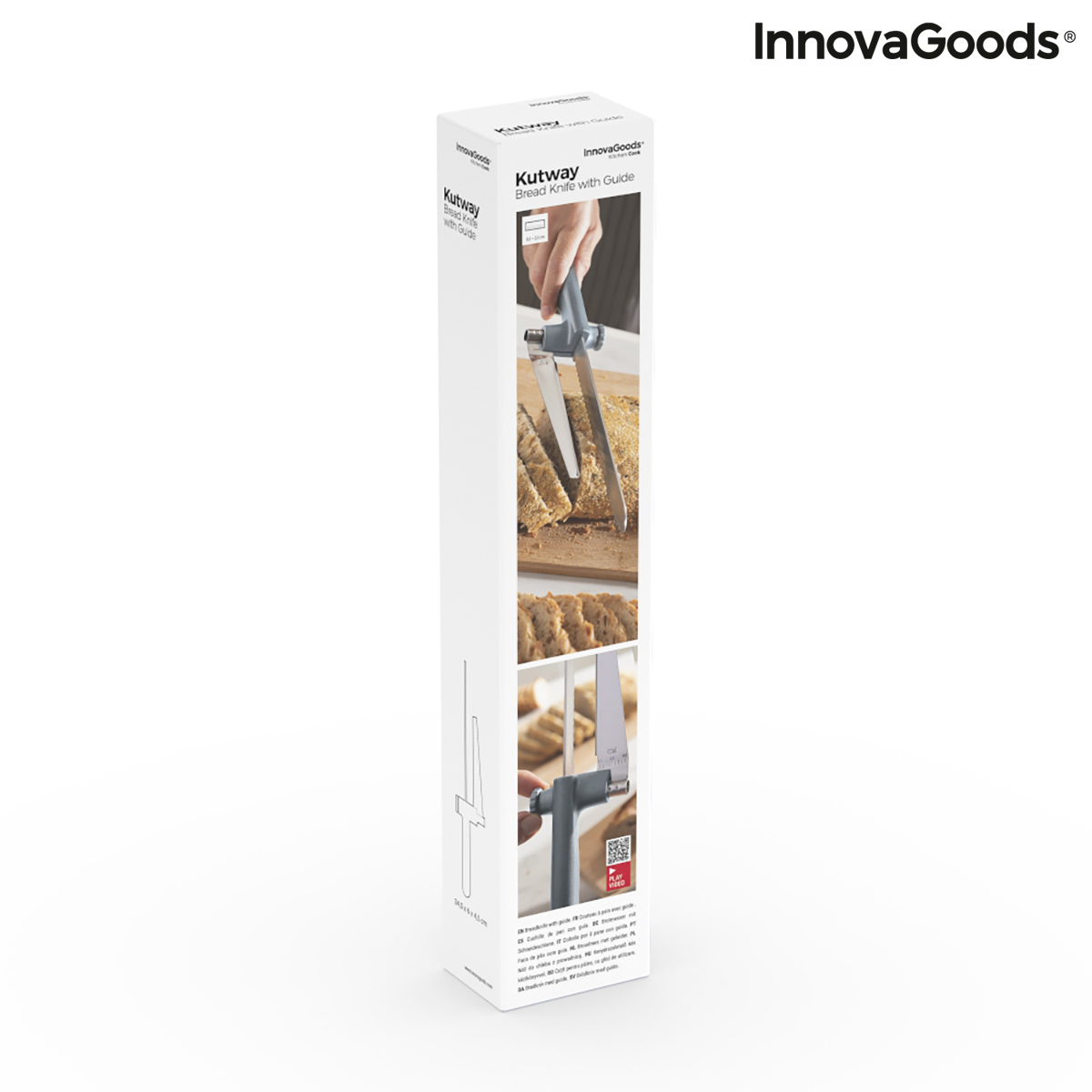 Brödkniv med justerbar skärguide Kutway InnovaGoods - 2