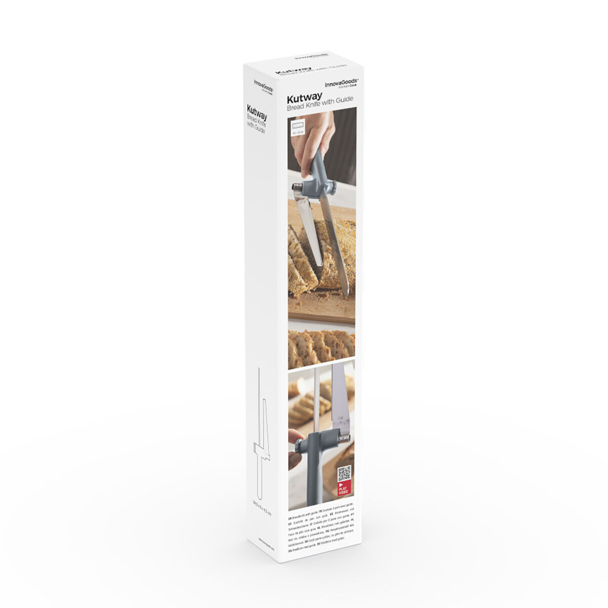 Brödkniv med justerbar skärguide Kutway InnovaGoods - 10