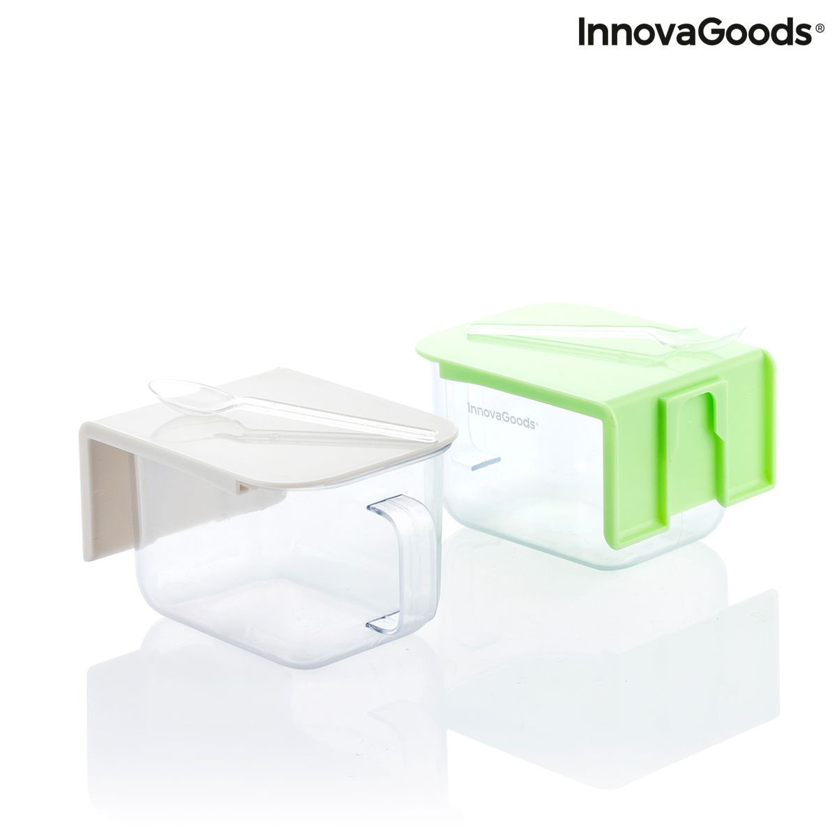 Löstagbara Självhäftande Köksbehållare Handstore InnovaGoods Förpackning med 2 masker - 5