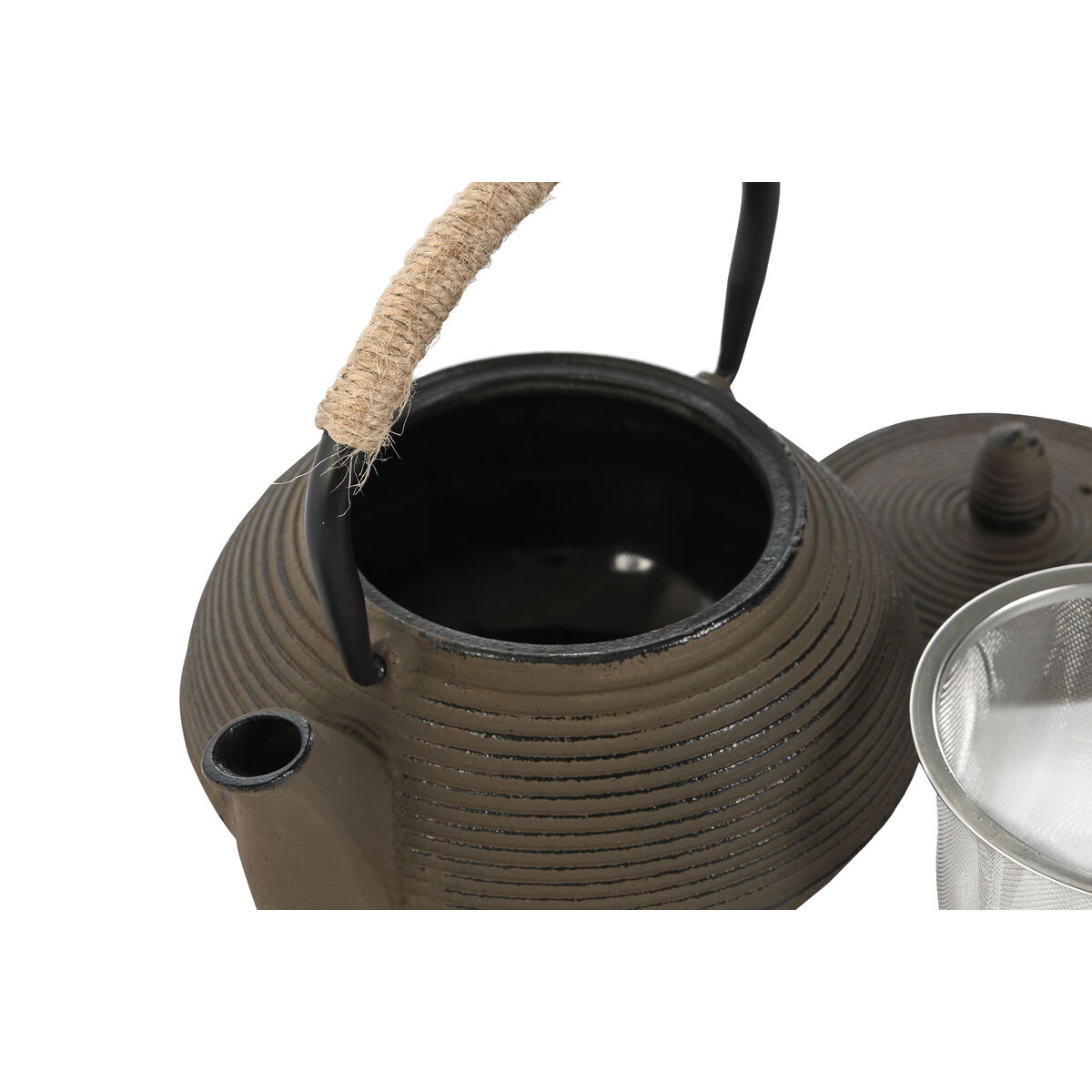 Tekanna Home ESPRIT Brun Svart Rostfritt stål Järn 600 ml (2 antal) - 2