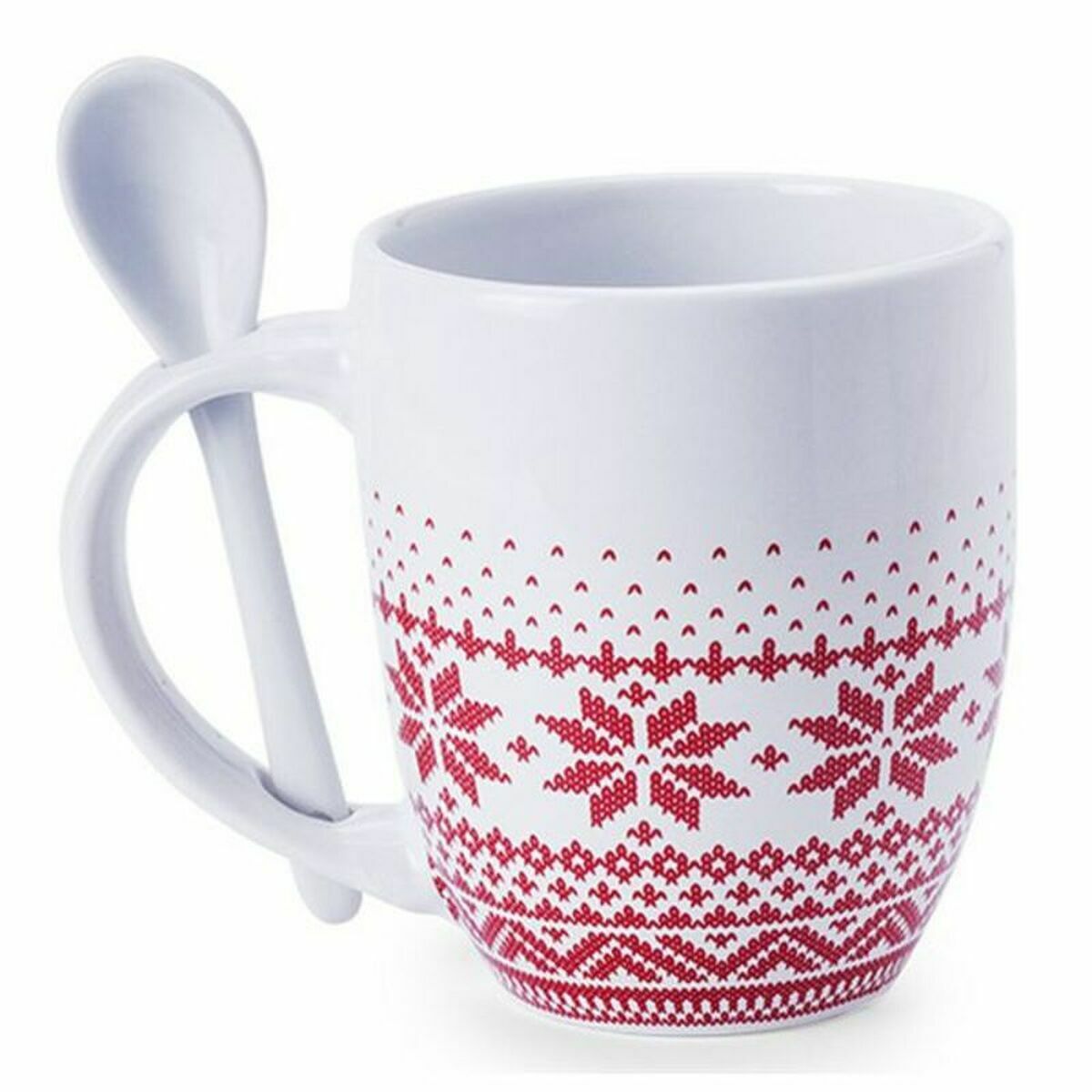 Mugg med Tesked 145193 (370 ml) (36 antal), Färg: Vit - 2