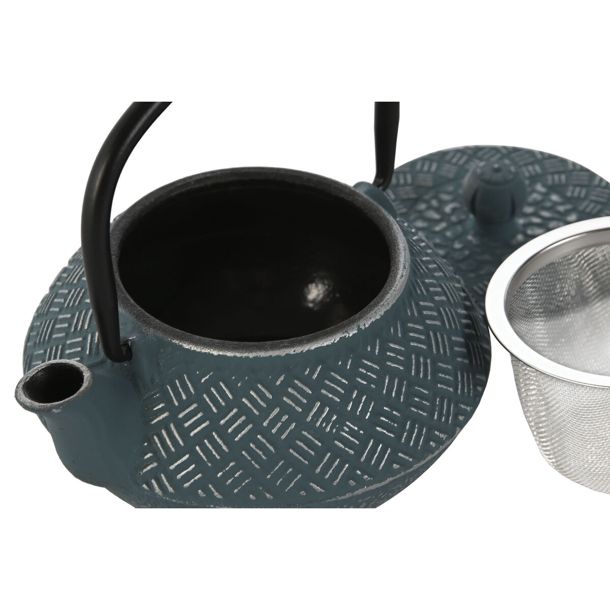 Tekanna Home ESPRIT Blå Brun Svart Rostfritt stål Järn 400 ml (3 antal) - 2