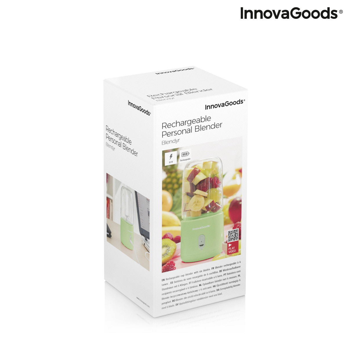 Mixer med bärbar och uppladdningsbar behållare Blendyr InnovaGoods - 2