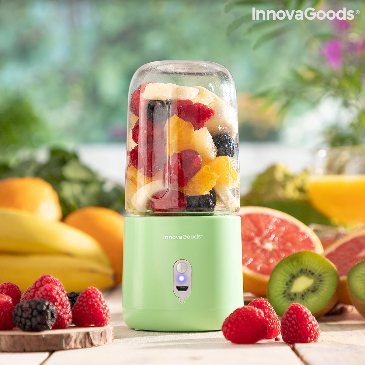 Mixer med bärbar och uppladdningsbar behållare Blendyr InnovaGoods