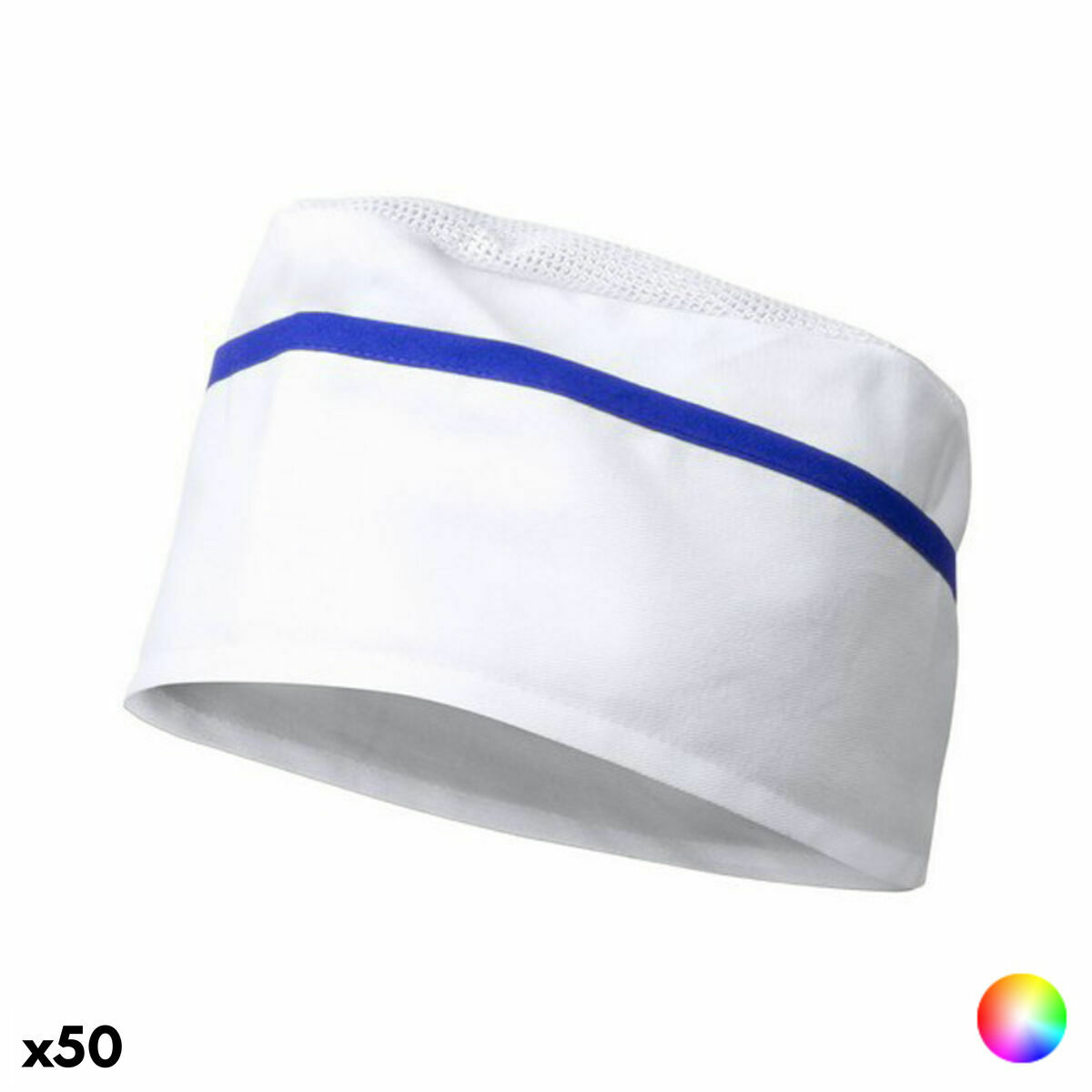 Hatt 145286 Chef (50 antal), Färg: Blå/Vit