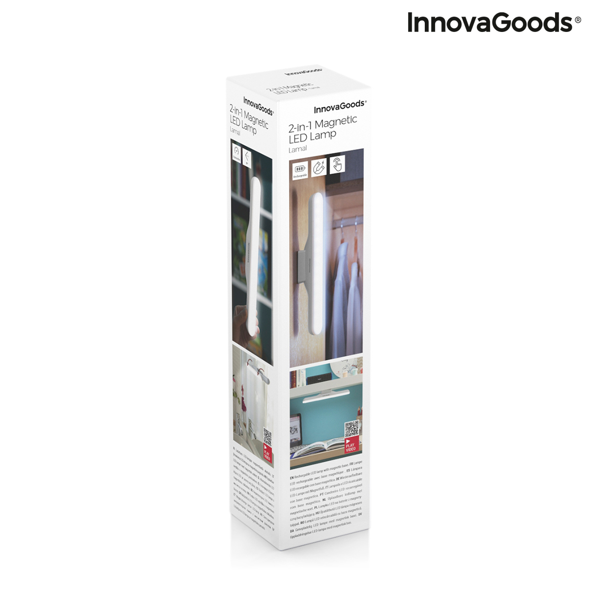 2-i-1 uppladdningsbar magnetisk LED-lampa Lamal InnovaGoods - 2