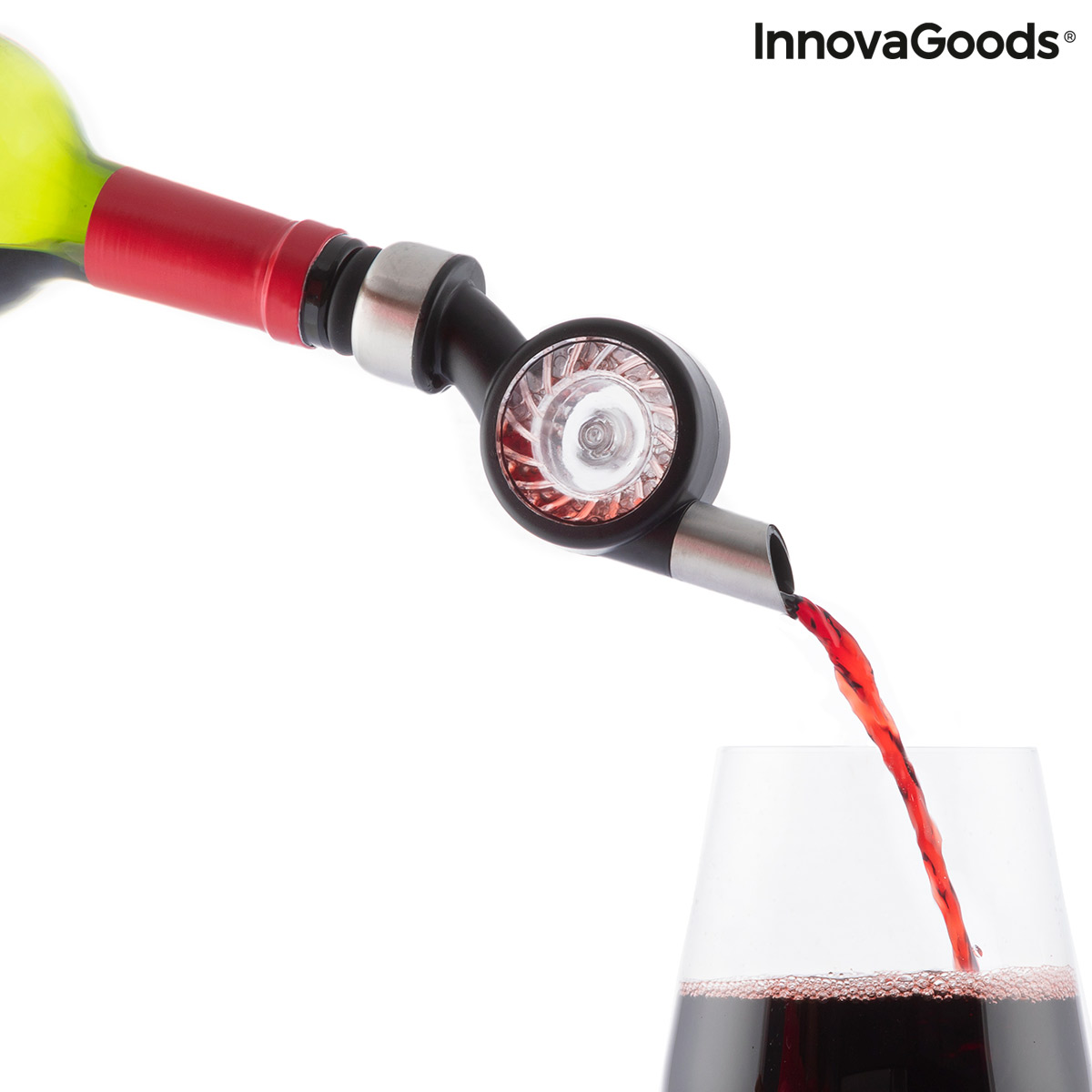 Vinluftare med väderkvarn och stativ Wimil InnovaGoods - 5
