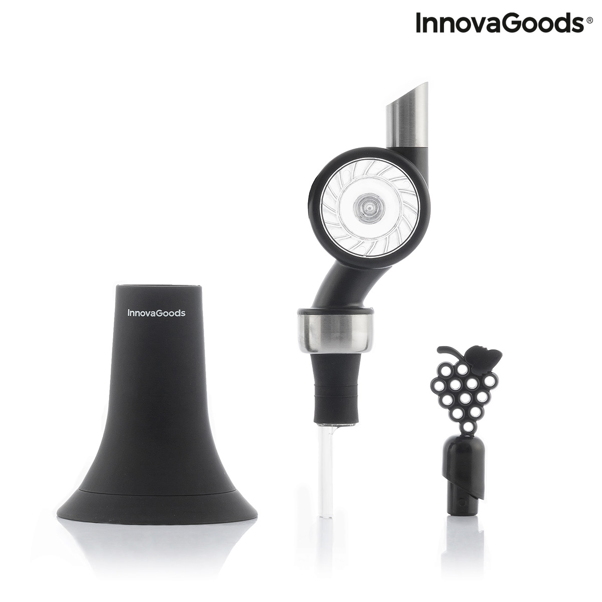 Vinluftare med väderkvarn och stativ Wimil InnovaGoods - 3