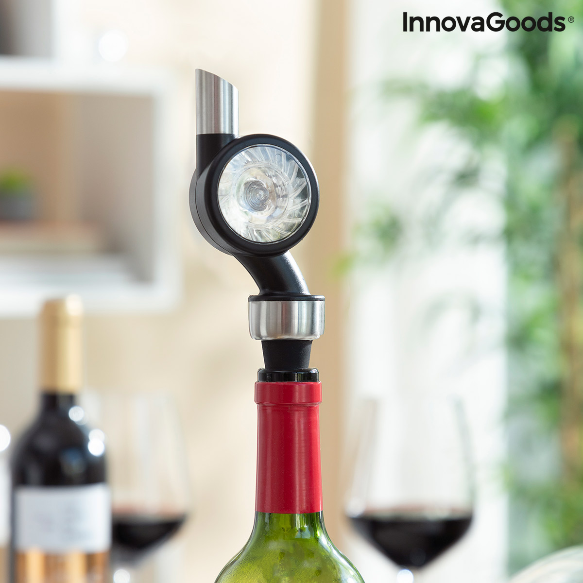 Vinluftare med väderkvarn och stativ Wimil InnovaGoods - 8