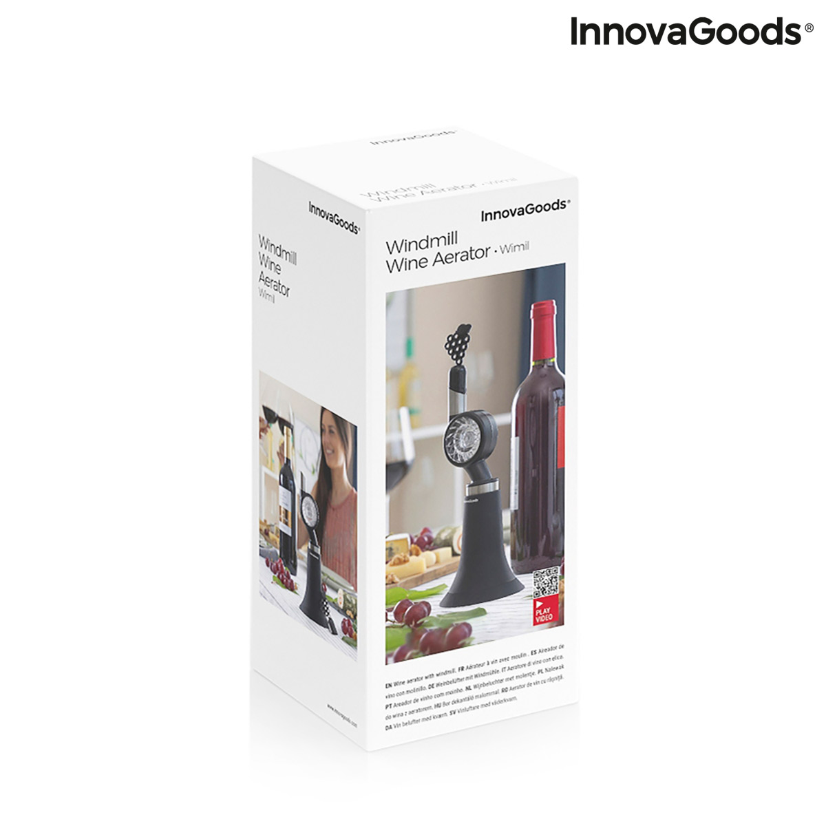 Vinluftare med väderkvarn och stativ Wimil InnovaGoods - 2