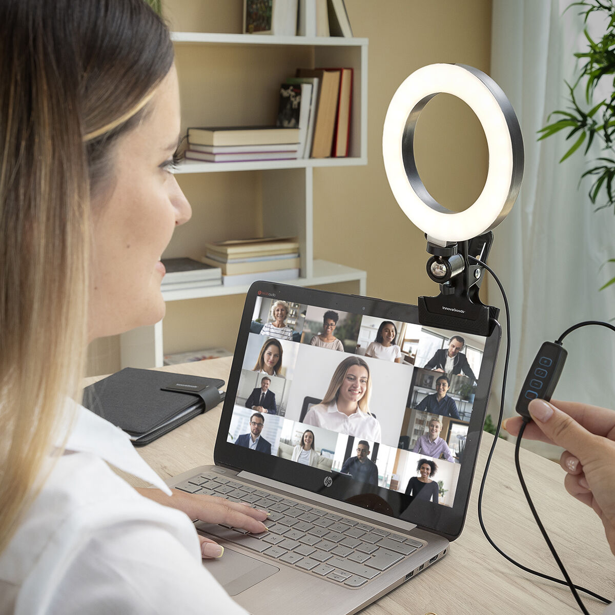 Selfie-ring med hållklämma Lumahoop InnovaGoods - 4