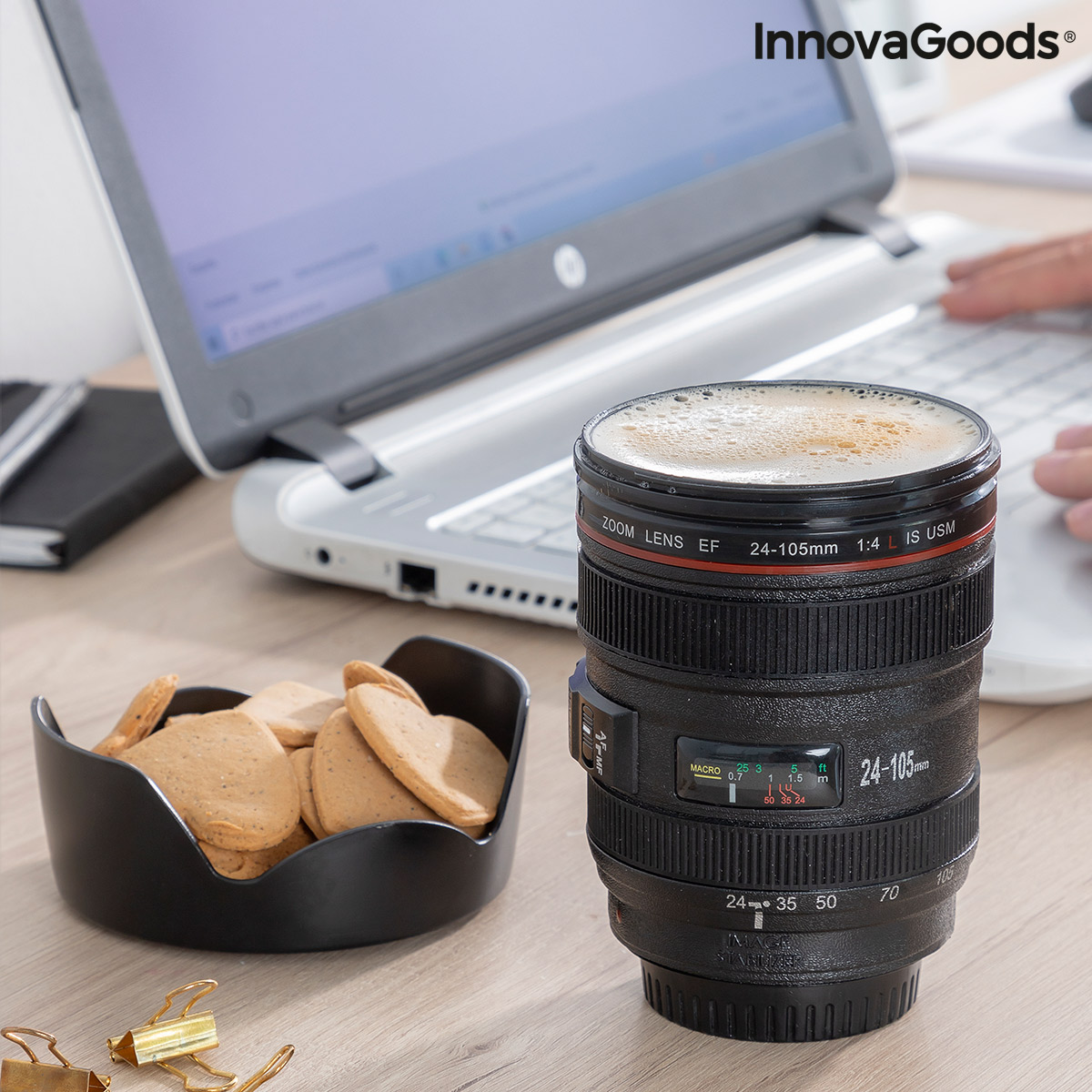 Multifunktionell mugg med lock Mukoffy InnovaGoods