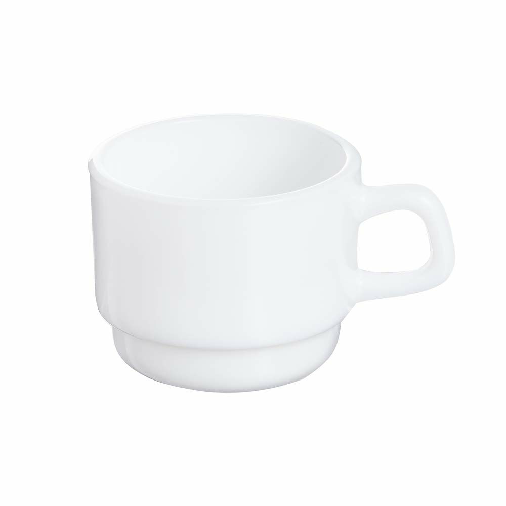 Set med kaffekoppar Arcoroc Restaurant Vit Glas 12 antal 80 ml