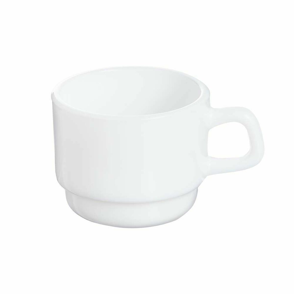 Set med kaffekoppar Arcoroc Restaurant Vit Glas 12 antal 80 ml - 2
