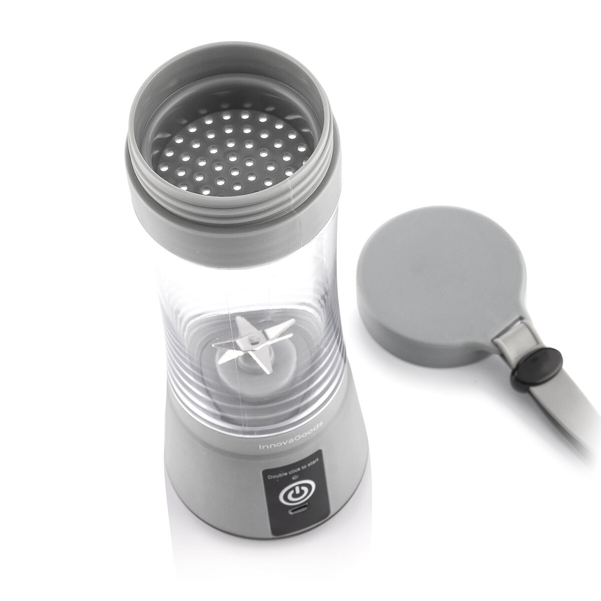 Mixer med bärbar och uppladdningsbar behållare Frubler InnovaGoods - 6