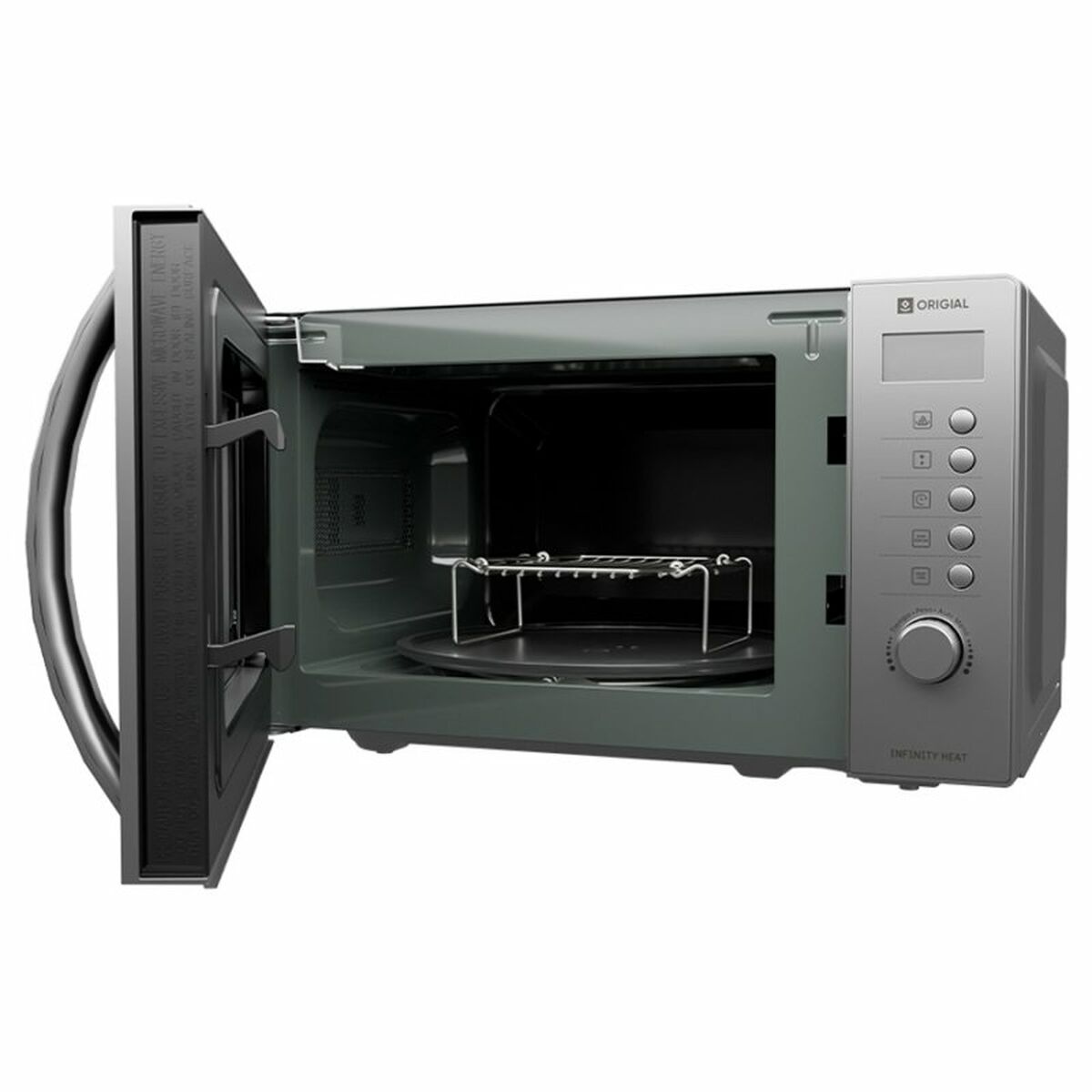 Mikrovågsugn med Grill Origial ORIMICG20FSS Silvrig 20 L 1000 W - 2