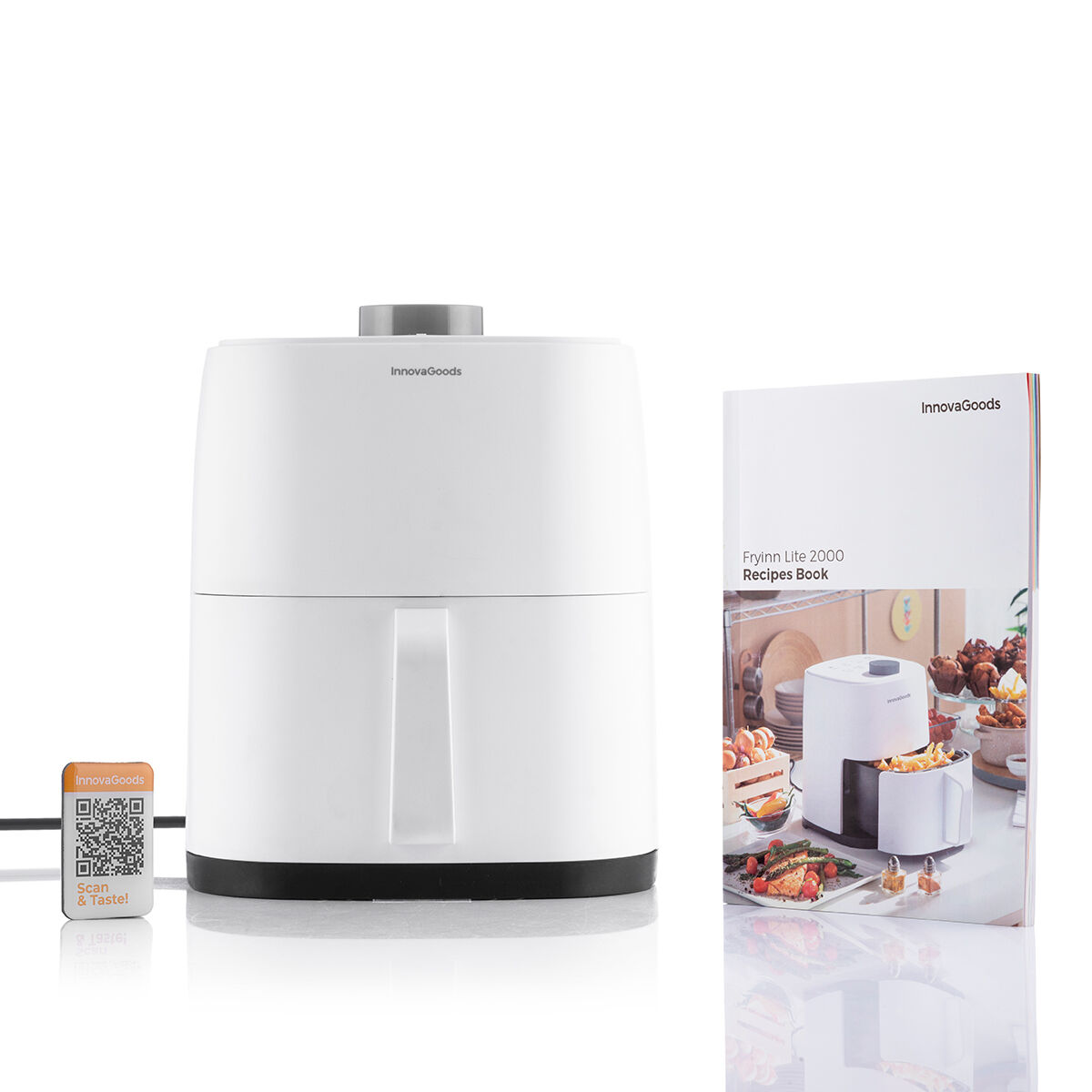 Oljefri Fritös InnovaGoods Fryinn Lite 2000 Vit 1200 W 2 L - 3