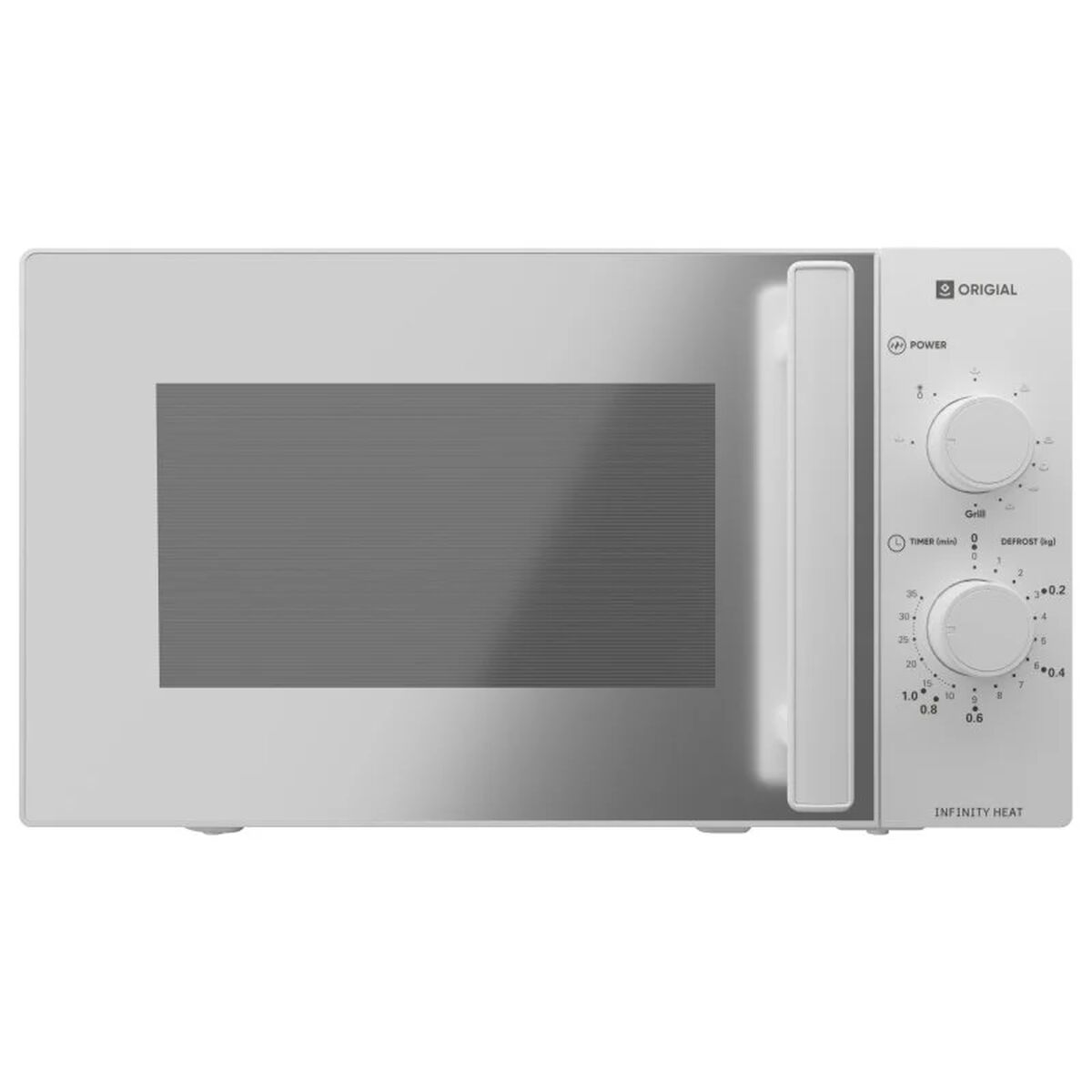 Mikrovågsugn med Grill Origial ORIMICG20FSMIRW Vit 20 L 1000 W