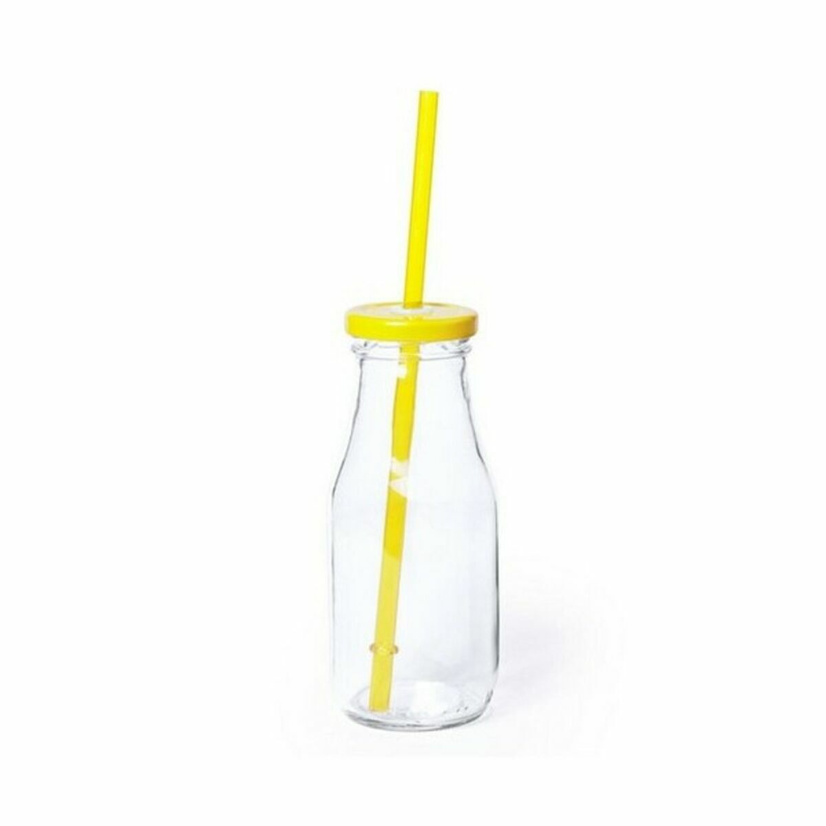 Flaska med lock och sugrör Unfreeze Pad 145495 (320 ml) (48 antal), Färg: Vit
