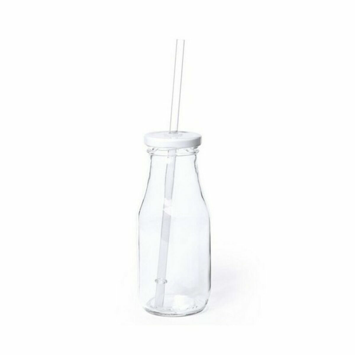 Flaska med lock och sugrör Unfreeze Pad 145495 (320 ml) (48 antal), Färg: Vit - 3