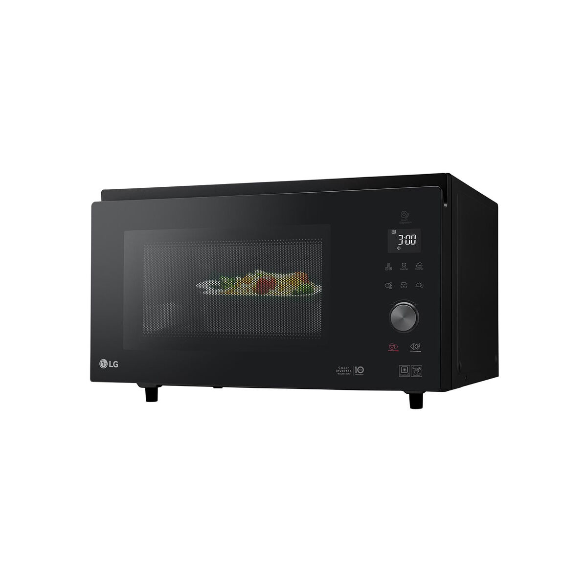 Mikrovågsugn med Grill LG MJ3965BPS 39 L 1200W Vit Svart 39 L