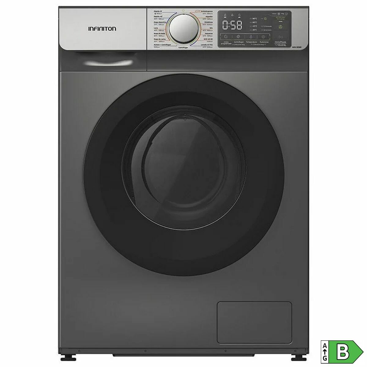 Tvättmaskin Infiniton WM-10BU Grå 1400 rpm 10 kg - 3