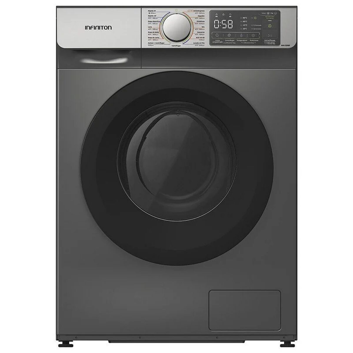 Tvättmaskin Infiniton WM-10BU Grå 1400 rpm 10 kg