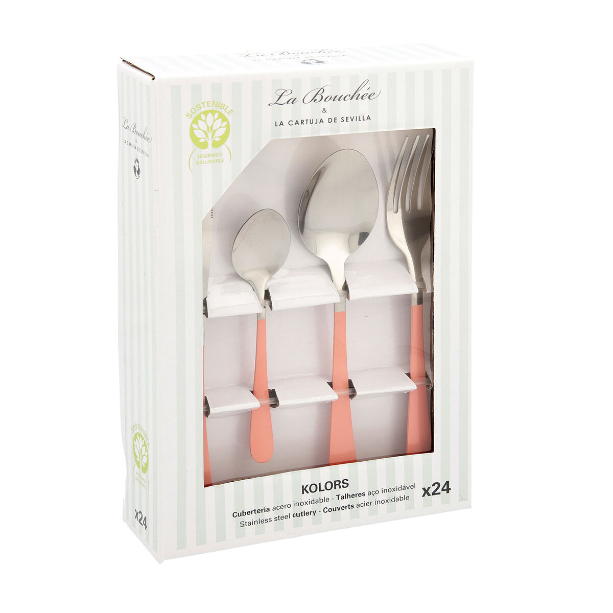 Bestick La Bouchée Intense Kolors Metall Dvobarvna (24 pcs) - 4