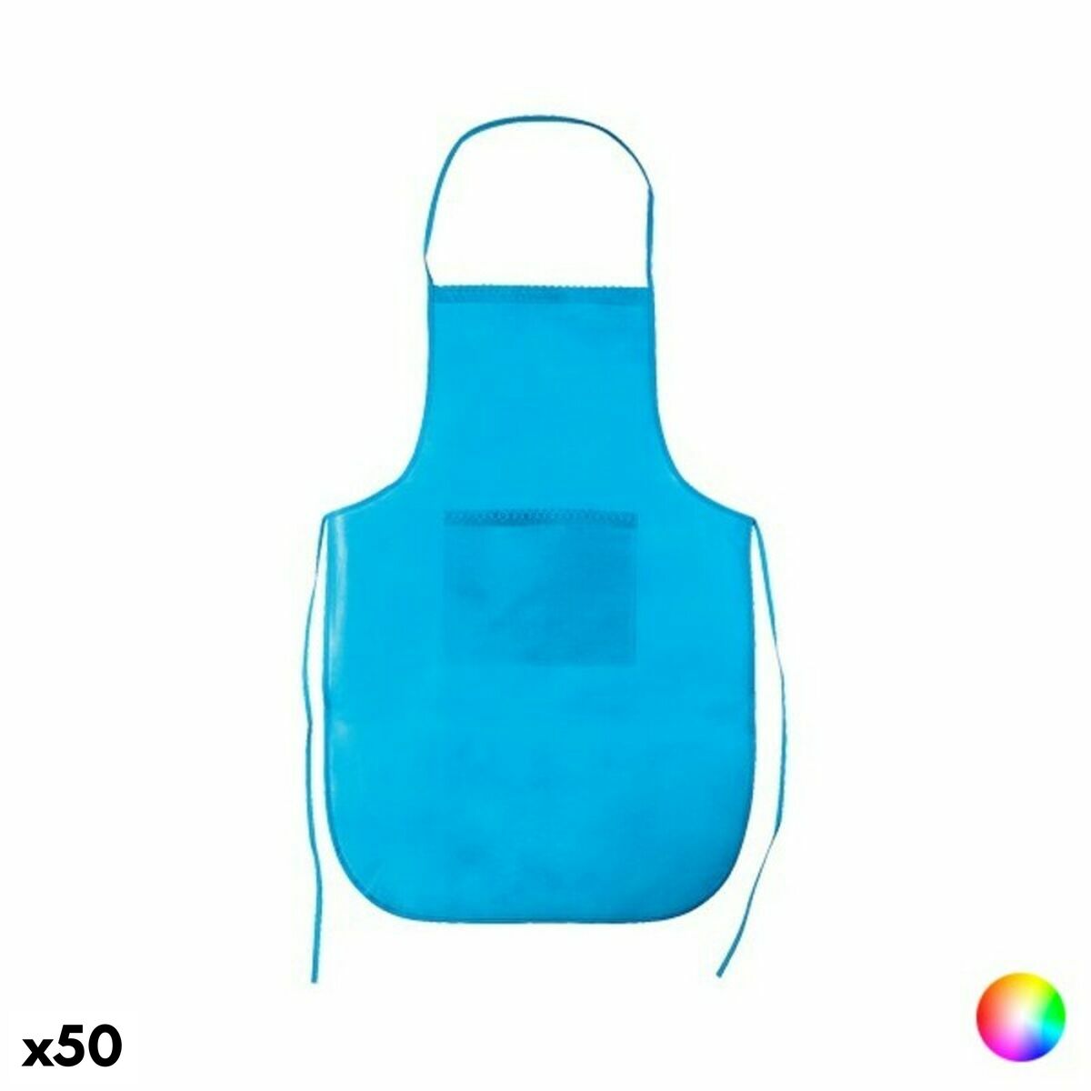Förkläde med ficka 149288 (50 antal), Färg: Svart