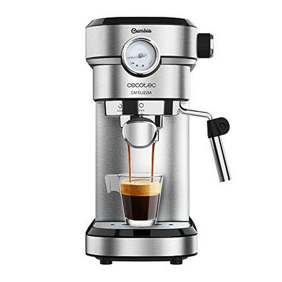 Manuell Espressobryggare Cecotec 01584 1,2 L 20 bar 1350W Stål 1350 W - 2