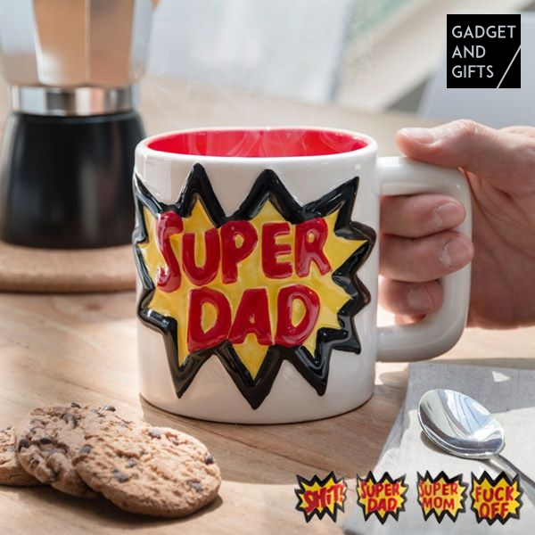 Keramikmugg Slogans, Design: Super mum - 7