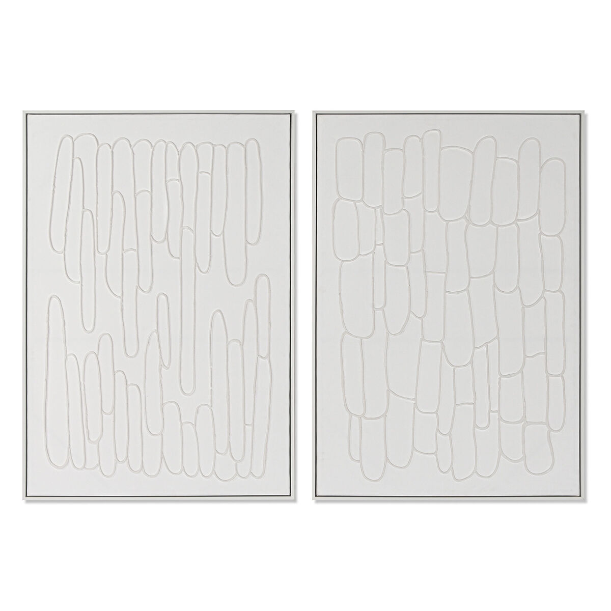Tavla Home ESPRIT Modern Urban 83 x 4,5 x 123 cm (2 antal)